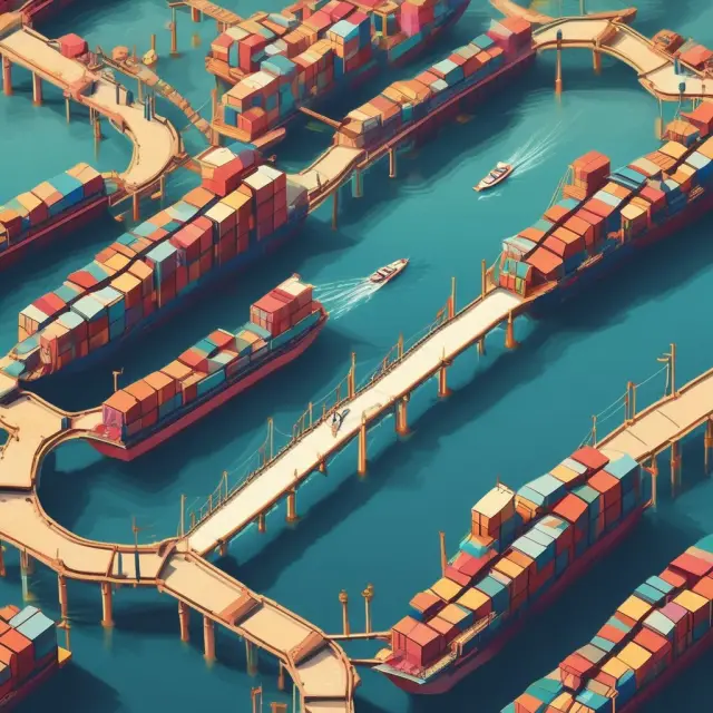 An endless river symbolizing a seamlessly connected end-to-end procurement process