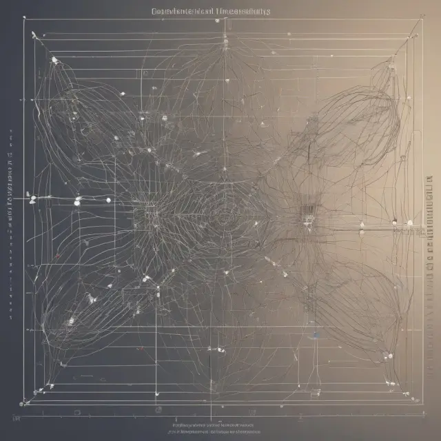 An intricate web of endogenous variables connecting various elements in finance and investment