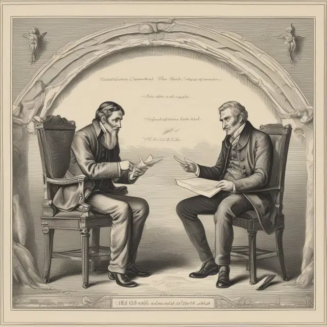 An ancient quill pen travels through time, inking historic endorsements on various documents - from insurance contracts to checks and celebrity deals