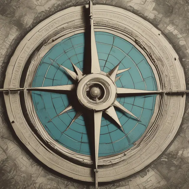 An EROI compass guiding the navigation of economically viable energy sources in dynamic energy markets.