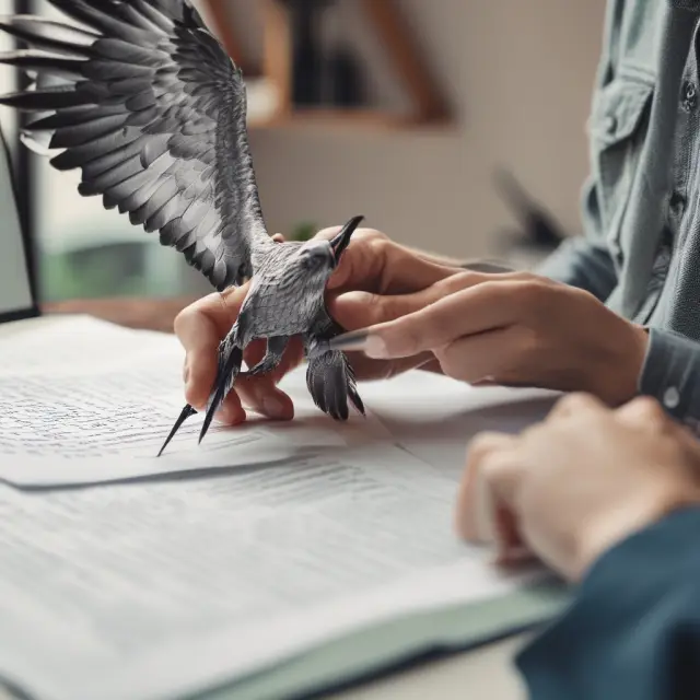 A service provider drafting an engagement letter while working closely with a client to ensure clarity and accuracy