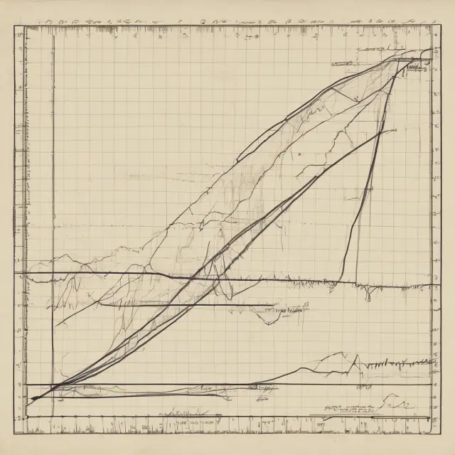 An Engel curve illustrating the relationship between household income and food expenditures, demonstrating Engel
