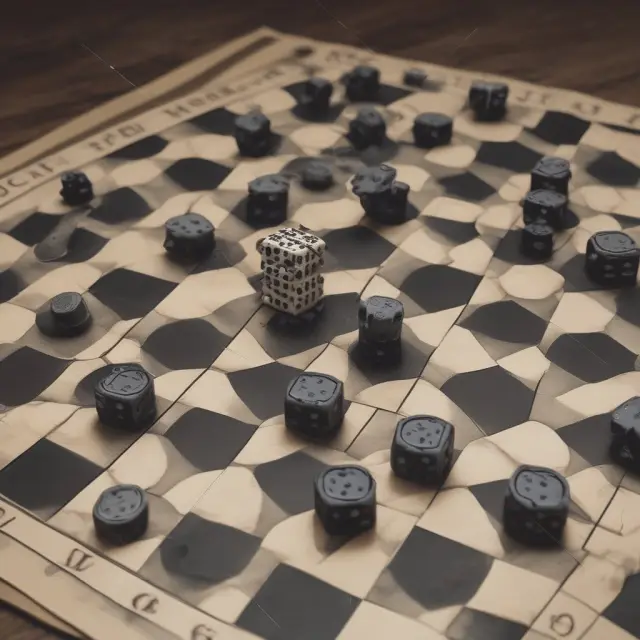 Four theories (prospect theory, personal debt, liquidity preferences, and government regulations) represented as chess pieces to symbolize their role in explaining the equity premium puzzle