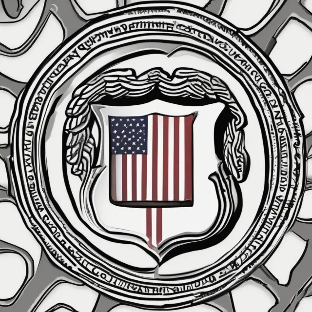 A mighty EEOC shield protecting diverse workers from the challenges posed by workplace discrimination giants, symbolizing the agency