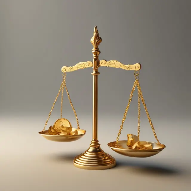 Golden scales unevenly balanced with trading costs weighing down an equal-weighted portfolio
