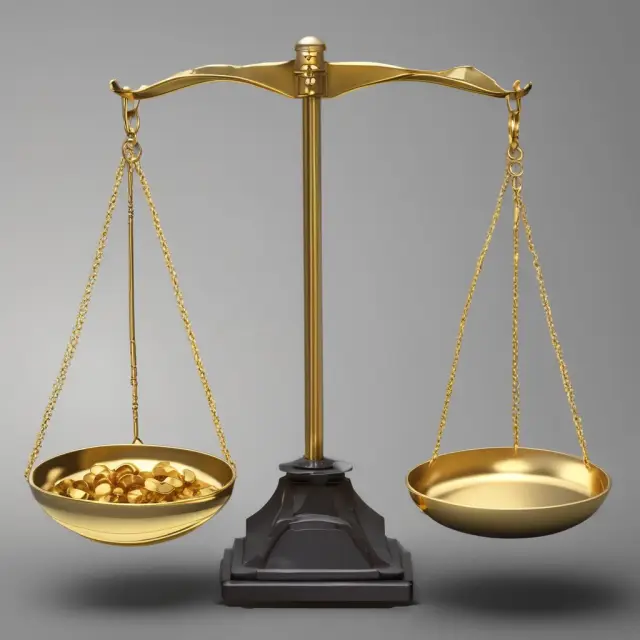 Gold scales balancing EMIs calculated with the flat-rate and reducing-balance methods for comparison.