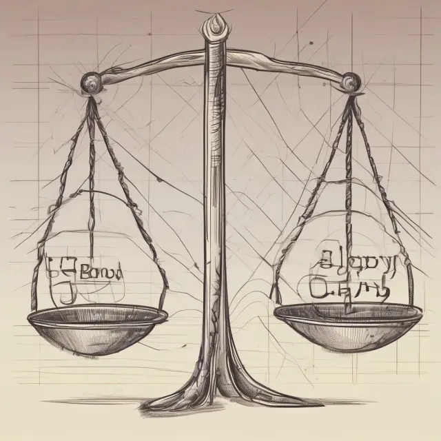 Supply and demand curves intersecting, symbolizing equilibrium quantity in economics
