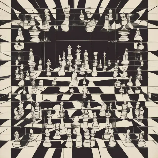 Two rational players considering optimal strategies in a non-cooperative game scenario