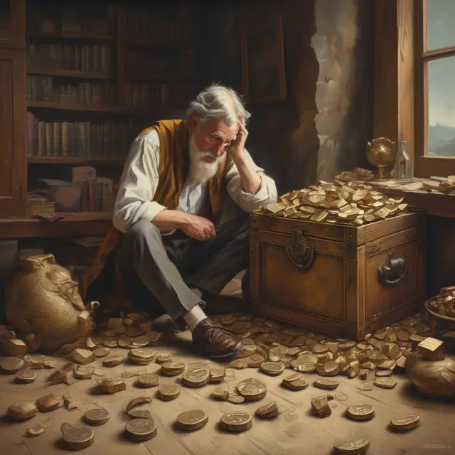 An institutional investor examines ELKS - keys to a treasure chest filled with diverse investments
