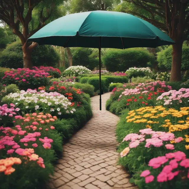 Gardens bloom beneath a protective umbrella symbolizing Equity-Linked Notes
