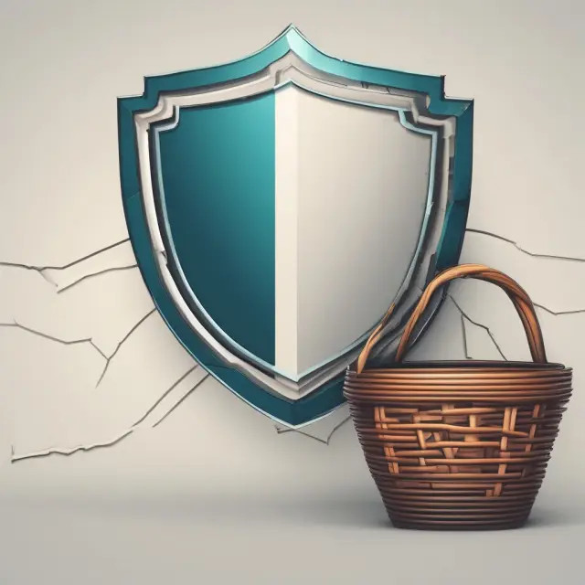 Three interconnected equity symbols - individual stock, basket, and index - with a shield displaying 
