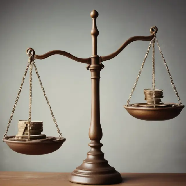 Scales representing equity accounting