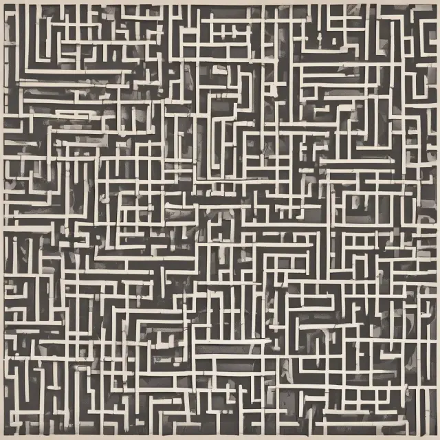 An investor navigates a labyrinth, discovering various equity risk premiums at each turn, symbolizing the ever-changing market conditions.