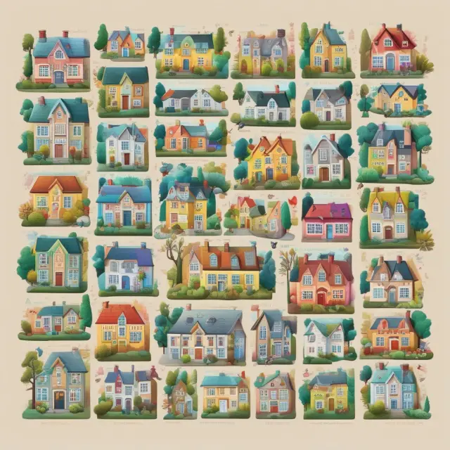 A colorful jigsaw puzzle depicting various assets like real estate, cars, stocks, and cash symbolizing an estate.