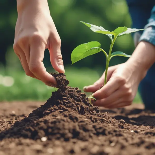 An image of various seedlings representing different estate planning strategies, growing in a lush garden to symbolize their successful implementation in minimizing estate taxes