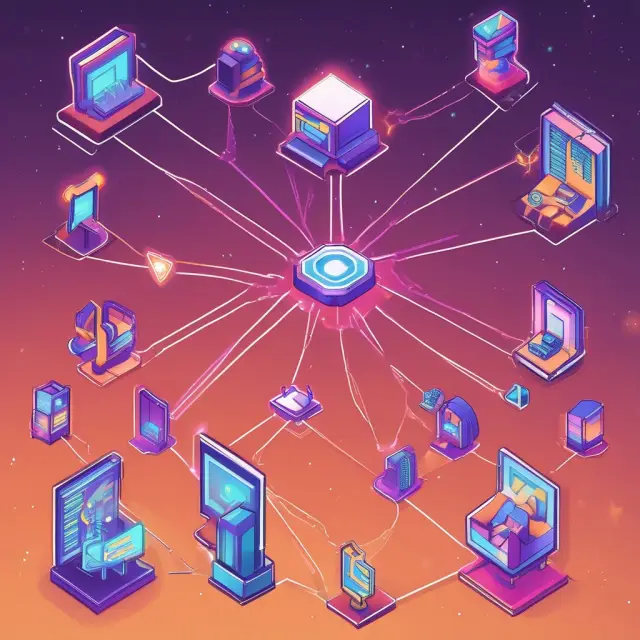 An image of the Ethereum Beacon Chain and Execution Environment, symbolizing the network