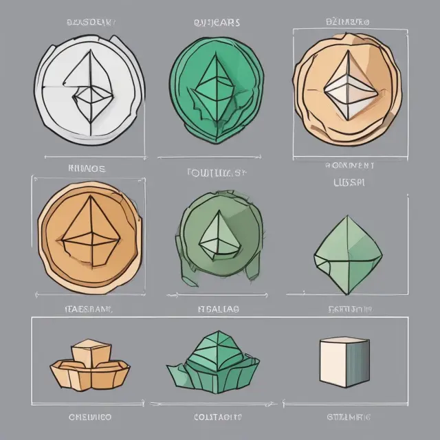 An image comparing Ethereum (larger) to Ethereum Classic (smaller), representing their differences in market capitalization, trading value, and regulatory approvals.