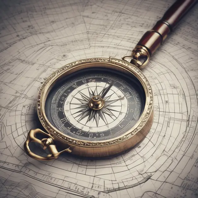 An ethical compass guides an investor through the waters of historical, current, and projected investment data, ensuring alignment with personal beliefs and long-term goals.