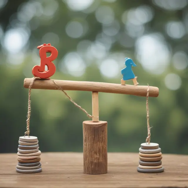 A seesaw represents the effect of an ETN issuer