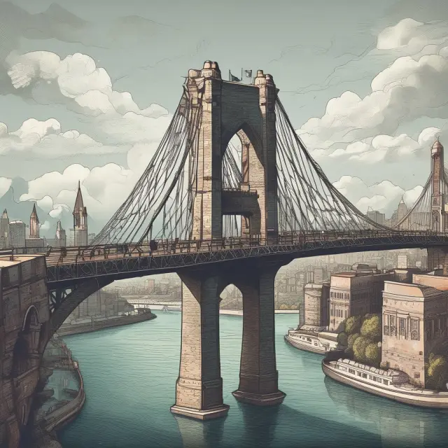 An image of an ETN represented as a sturdy bridge, symbolizing the connection between investors