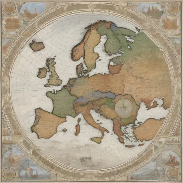European panel banks forming Euribor interest rate mosaic reflecting various maturities on the eurozone map