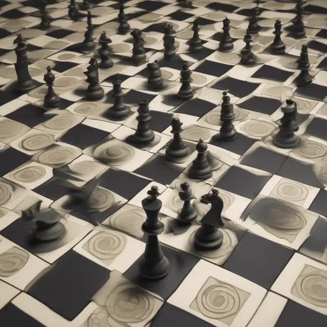 An image of various USD stacks symbolizing eurodollars, arranged as pieces on a global chessboard, illustrating their impact on the international financial system.