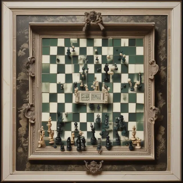 Central bankers strategizing on a chessboard representing the eurocurrency market, emphasizing their role in managing international financial risks and opportunities
