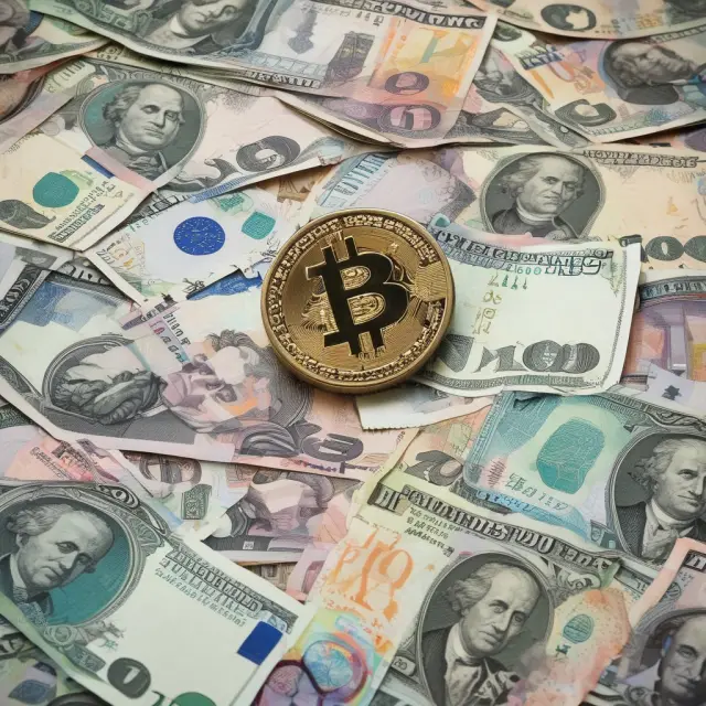 An inquisitive question mark floating above a globe, surrounded by eurocurrency symbols, symbolizing the curiosity surrounding this complex financial system