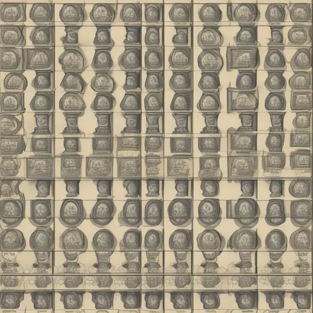 A chessboard with exchange rate symbols representing various European currencies and the ECU acting as the central arbiter.