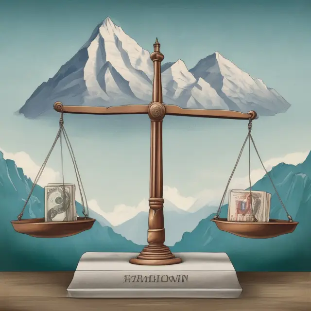 Scales balancing a Euro member state