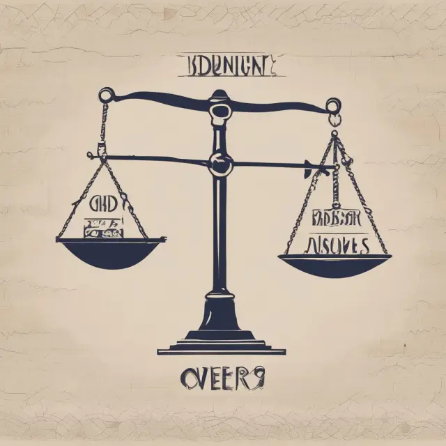 Two scales displaying revenue values, with lower EV/R ratio (undervalued) having lighter weights and higher EV/R ratios (overvalued) being heavier.