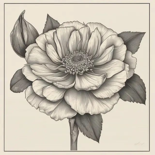 An evergreen contract represented as a flower blooming, signifying the possibility of transformation through mutual agreement, drafting new contracts or default.
