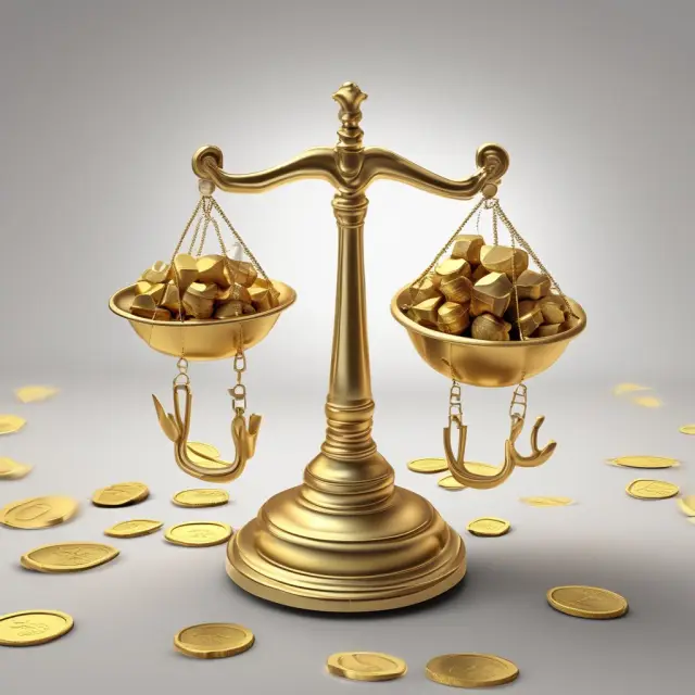 Golden scale balancing borrower