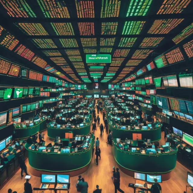 Two sailboats (iShares and iPath) glide through a vibrant sea filled with stock market waves, representing the success of ETFs and ETNs.