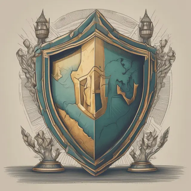 A protective shield made of interconnected developing countries, symbolizing the use of exchange controls to strengthen their economies