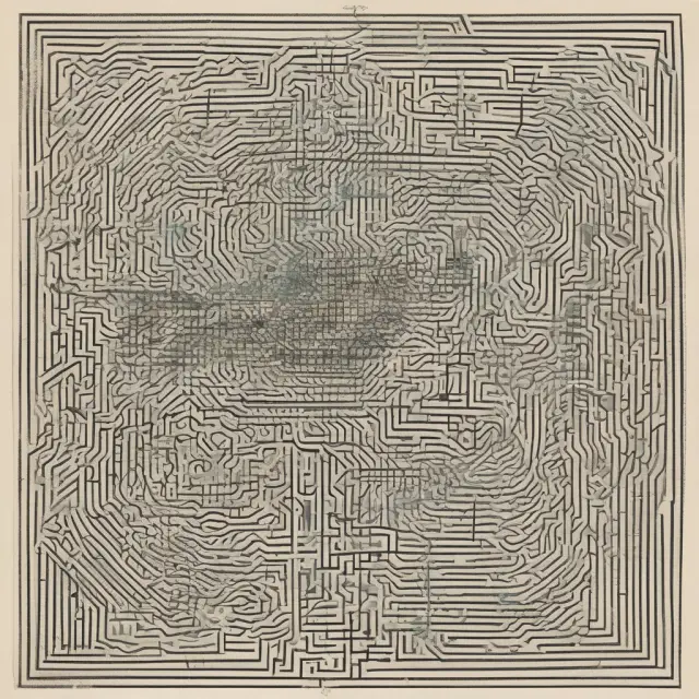 An intricate maze symbolizing exchange controls, illustrating the complex implications for international transactions and financial instruments