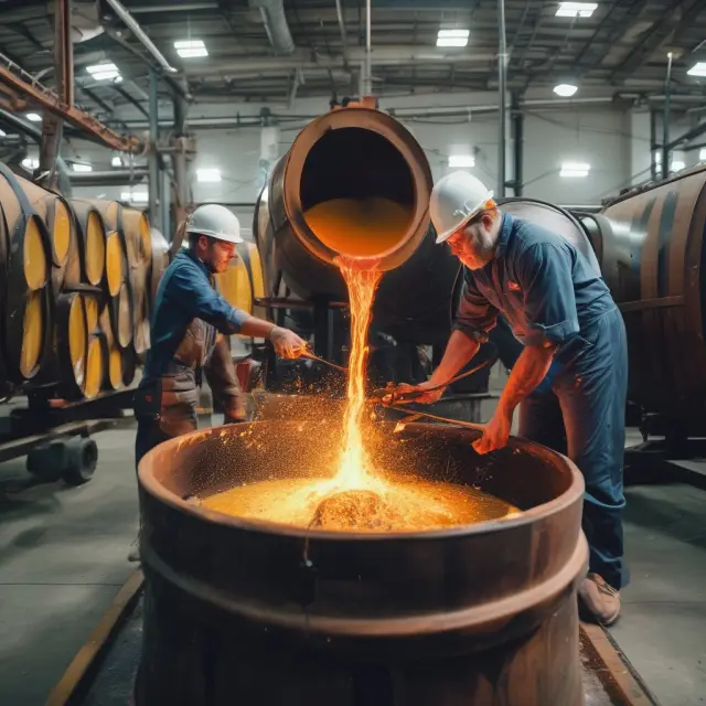 An image of a producer transferring physical crude oil to a refiner in exchange for future contracts during an EFP transaction