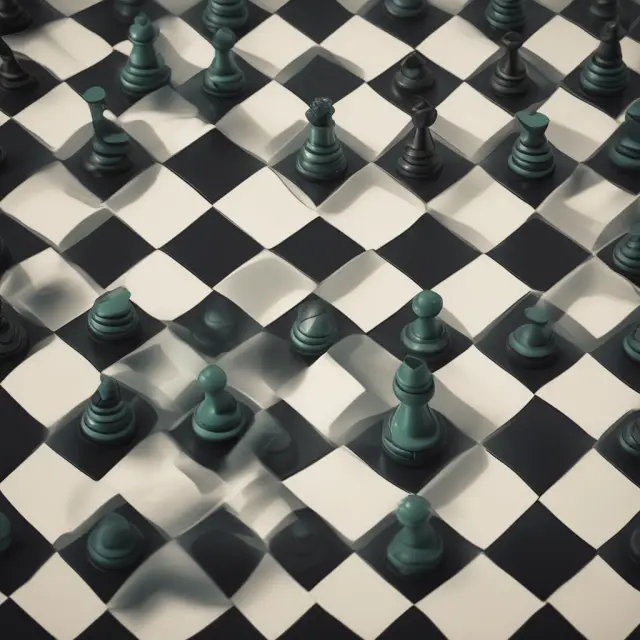 A regulator checks an EFP transaction on a chessboard, ensuring compliance and market transparency