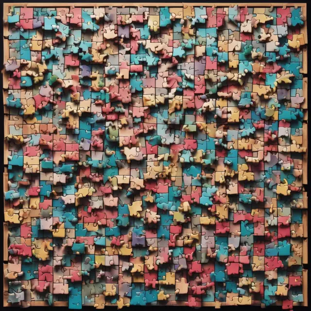 Interlocking puzzle pieces representing standardized exchange-traded options, overseen by regulators and secured through clearinghouse guarantees.