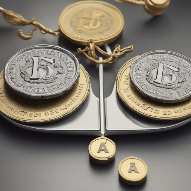 Two scales with labels 