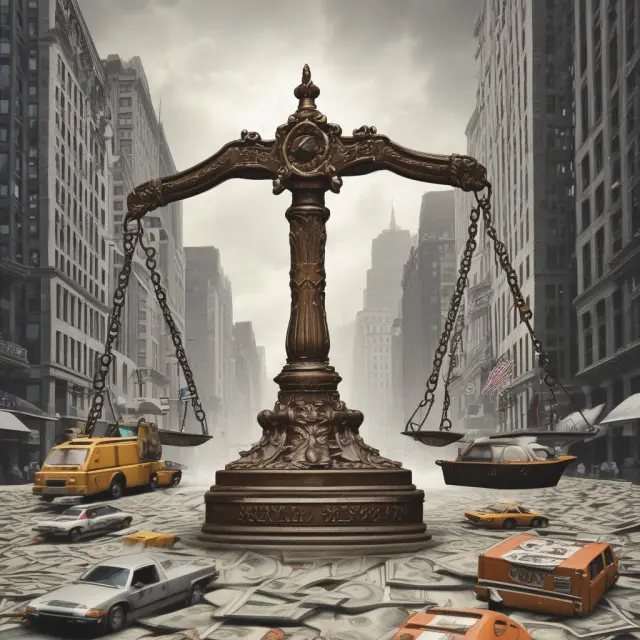 Scales representing broker obligations, with SEC enforcers tipping the balance towards providing optimal order executions for clients