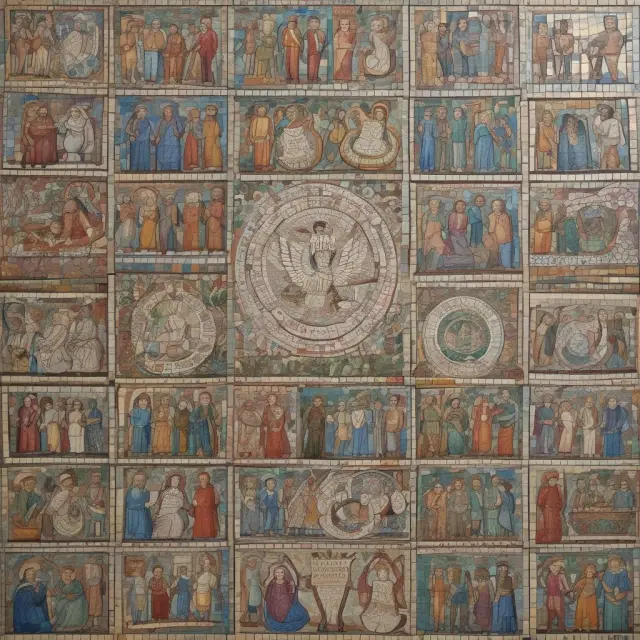 A mosaic representation of various exempt employees - executives, professionals, and outside sales representatives - emphasizing their unique roles