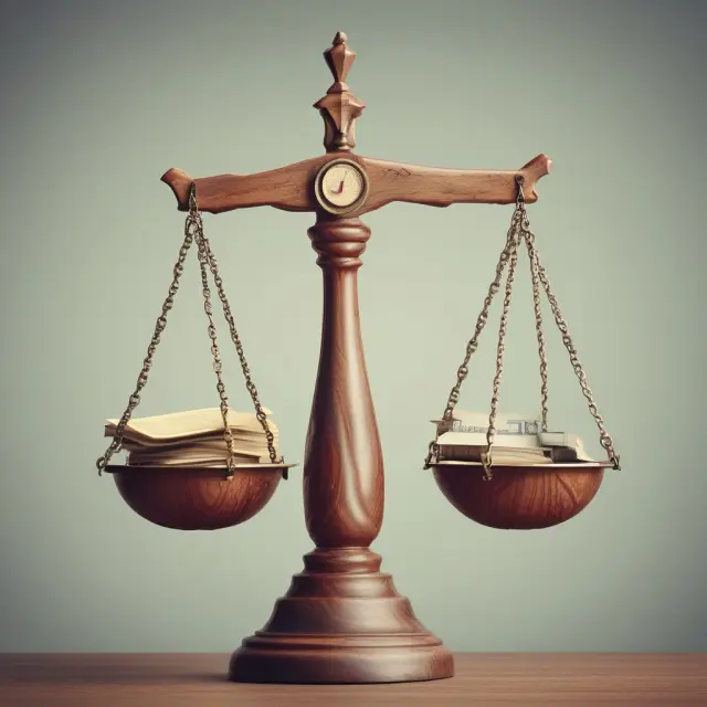 A balanced scale with personal exemptions on one pan and dependency exemptions on the other, illustrating fair taxation.
