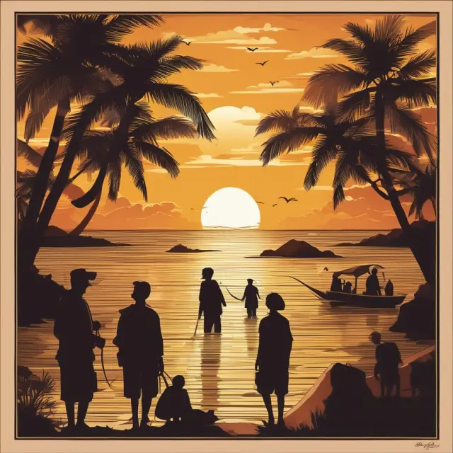 A golden sun sets over retired Americans waving goodbye to their old lives, starting anew in exotic foreign locales.