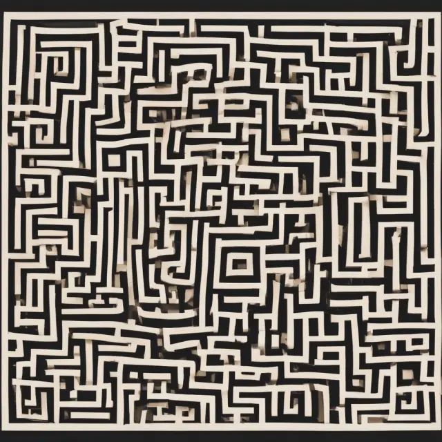 Maze illustrating criticisms and limitations to expected utility theory, highlighting prospect theory