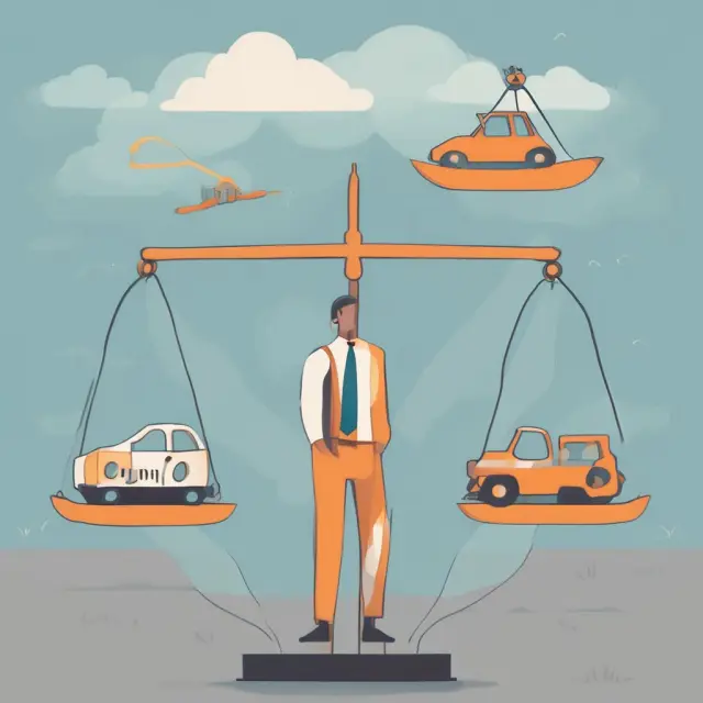 Underwriter evaluating risk for construction companies versus low-risk industries