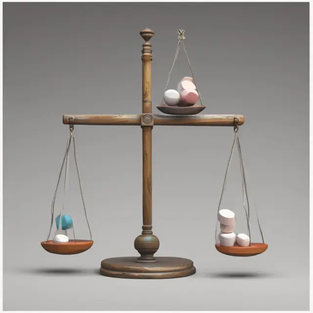 A seesaw with insured parties on one side and industry averages on the other, balanced by modifier weights.
