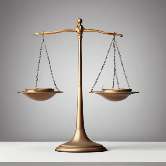 Scale with balance tipping towards experience ratings, symbolizing their influence on insurance premiums and fairness.