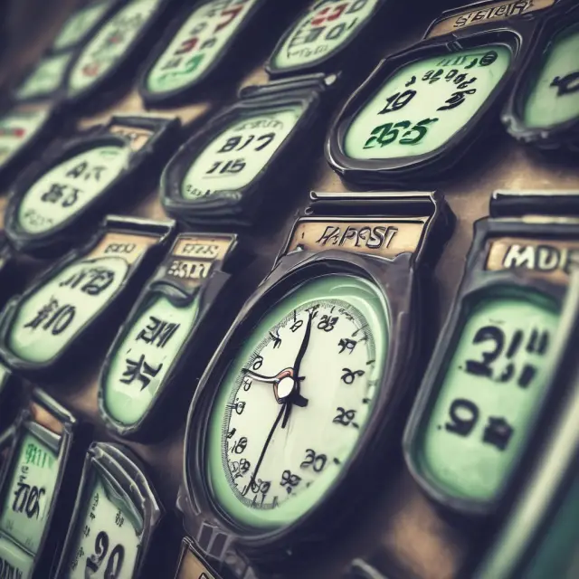 An image of options flying above their respective strike prices while an hourglass symbolizes the passing time and approaching expiration dates