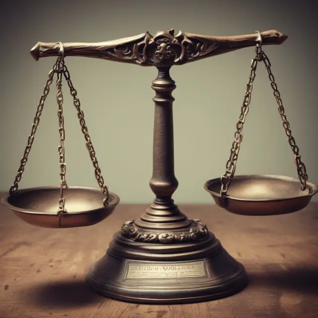 Scales with explicit costs represented by weights, depreciation assets, wages, lease payments, utilities, raw materials, taxes, interest expenses, insurance, and depreciation/amortization.